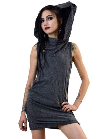 Hooded Mini Maxi Dress