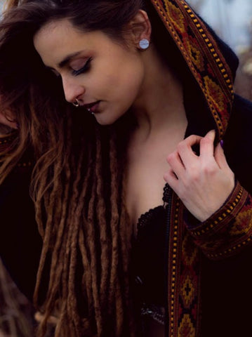 Warm winter tribal jacket