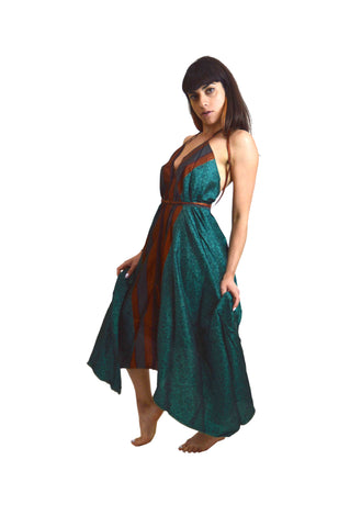 Silk Gypsy Boho Dress