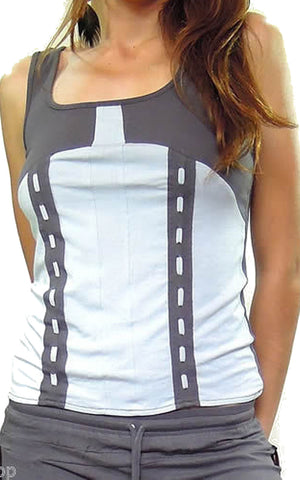 Vest top Tight Fit Sporty Mor Design