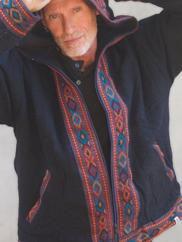 Warm winter tribal jacket