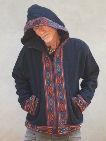 Warm winter tribal jacket