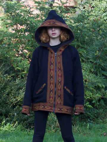Warm winter tribal jacket