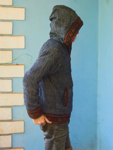 Warm winter tribal jacket