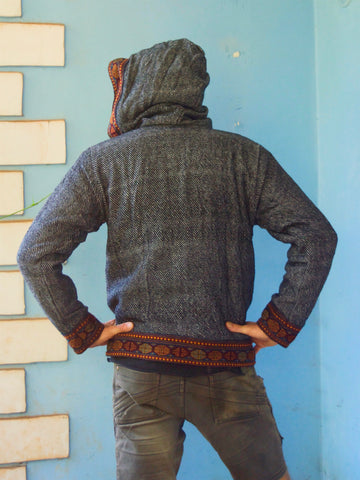 Warm winter tribal jacket