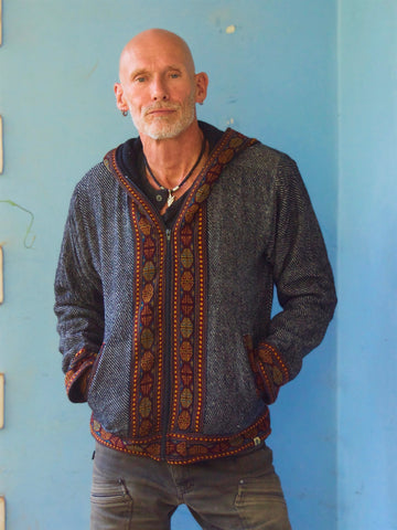 Warm winter tribal jacket