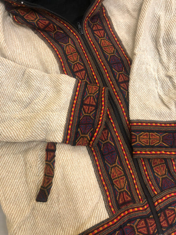 Warm winter tribal jacket