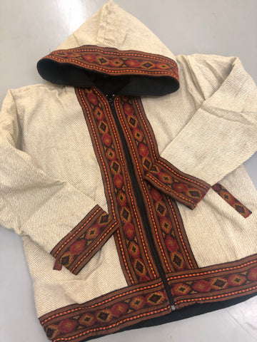 Warm winter tribal jacket