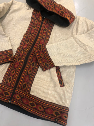 Warm winter tribal jacket