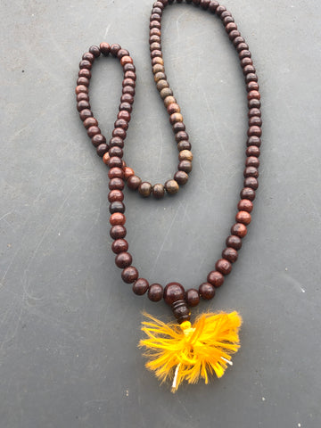 Sandal wood Mala Necklace