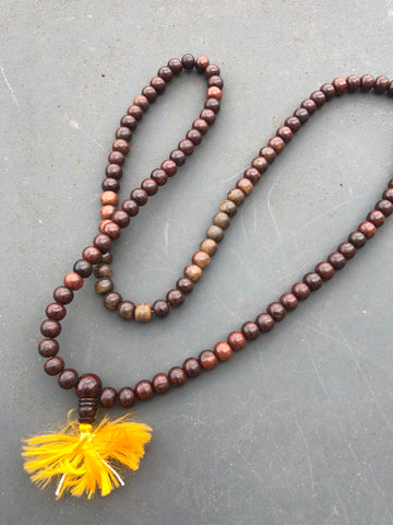 Sandal wood Mala Necklace
