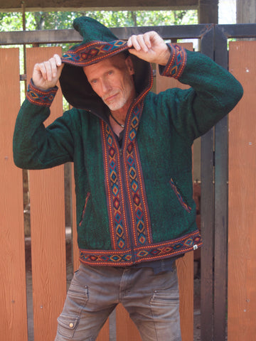 Warm winter tribal jacket