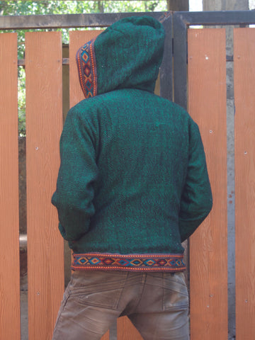 Warm winter tribal jacket