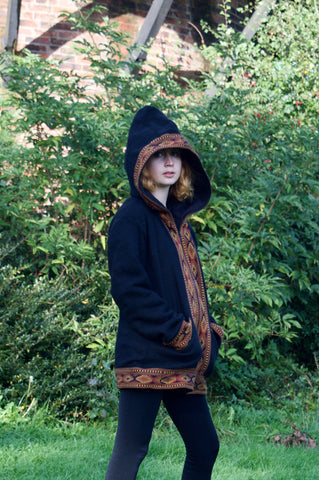 Warm winter tribal jacket