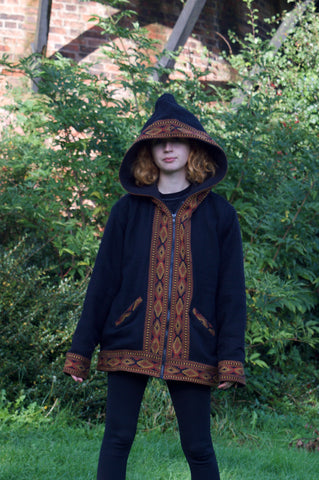 Warm winter tribal jacket