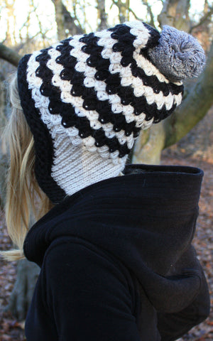 Chunky Pom Hat