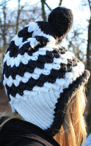 Chunky Pom Hat