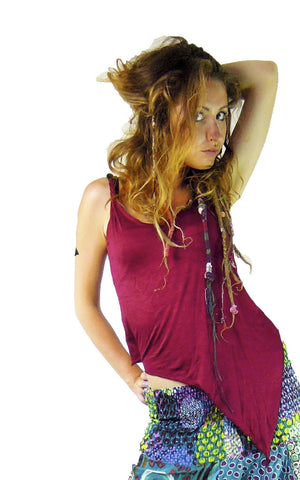 Pixie style Pointy Vest Top