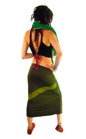 V Maxi Skirt