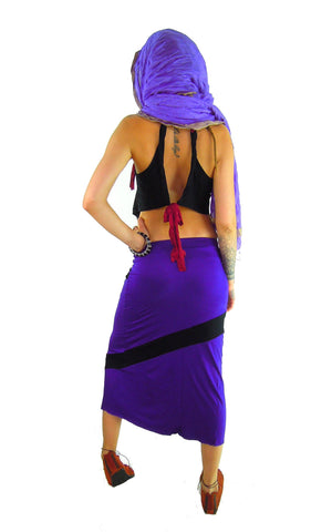 V Maxi Skirt