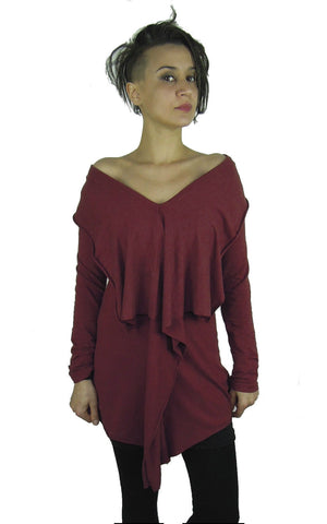 Long Sleeve Ruffle Tunic JUMPER