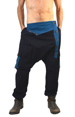 Cargo pants low crotch