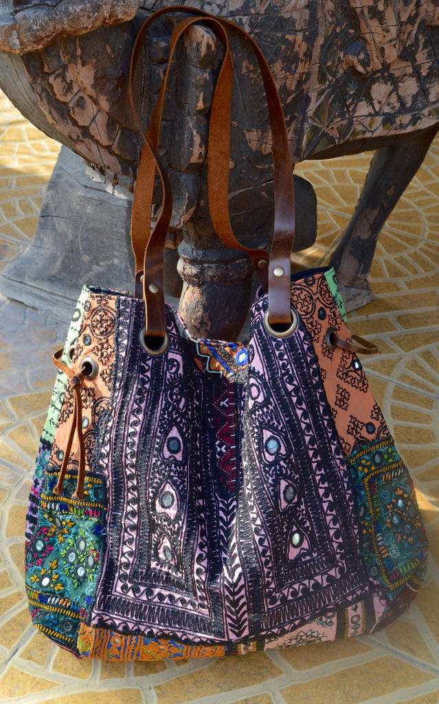 Boho Panjara Gypsy Bag Boho Shoulder bag Bohemina Embroidered