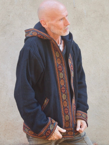 Warm winter tribal jacket