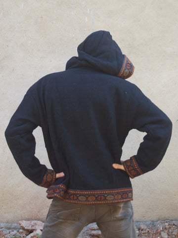 Warm winter tribal jacket