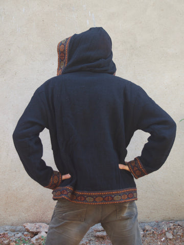 Warm winter tribal jacket