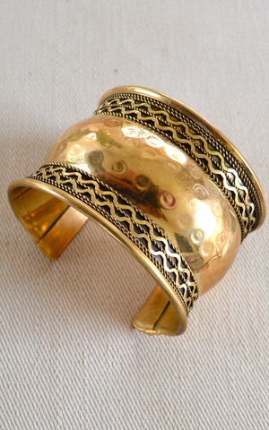 Brass Cuff / Tribal Bracelet