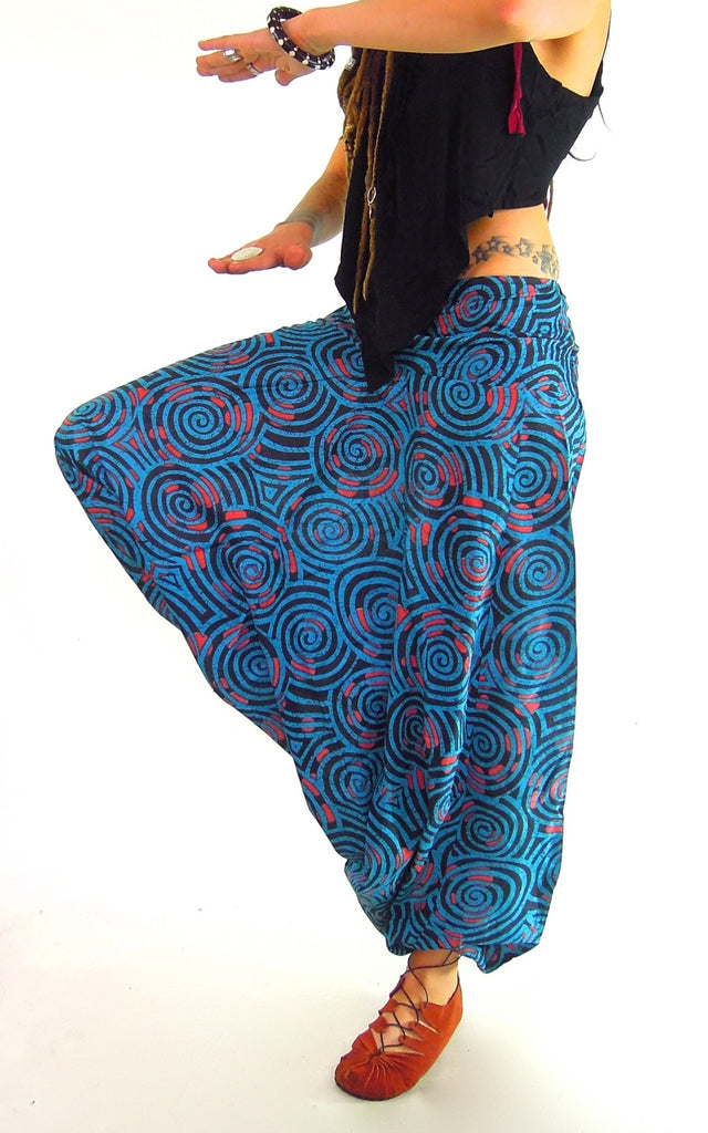 Spiral Harem Pants