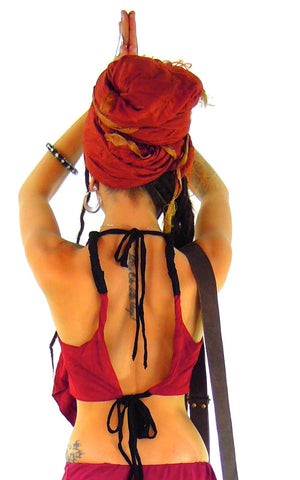Pixie Vest Backless  Crochet Top
