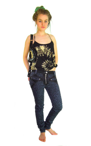 Leopard Print Jeans