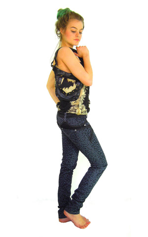 Leopard Print Jeans
