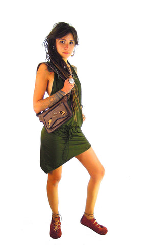 Pixie Dress Backless Asymmetric