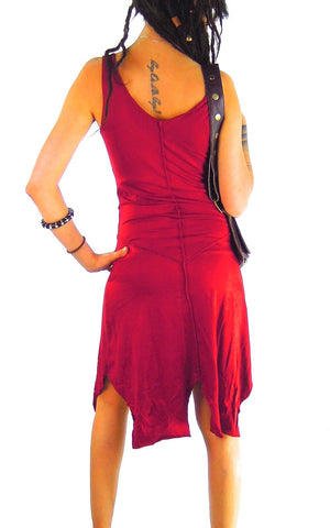 Pixie dress  Asymmetric Midi