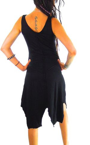 Pixie dress  Asymmetric Midi