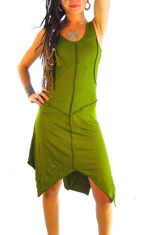 Pixie dress  Asymmetric Midi
