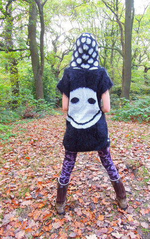 Smiley face cardigan