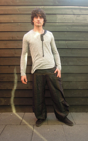 Stripe Fisherman Pants