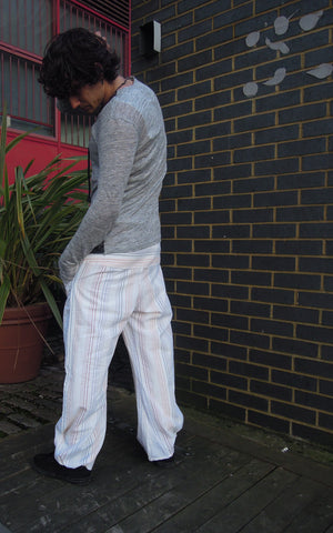 Stripe Fisherman Pants