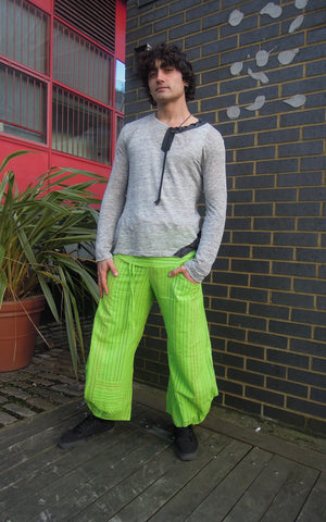 Stripe Fisherman Pants