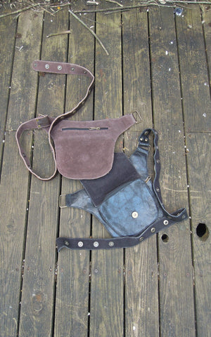 belt leather holster jagged edge