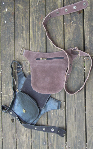 belt leather holster jagged edge