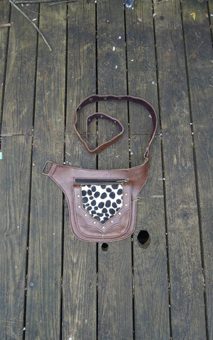 belt leather holster jagged edge