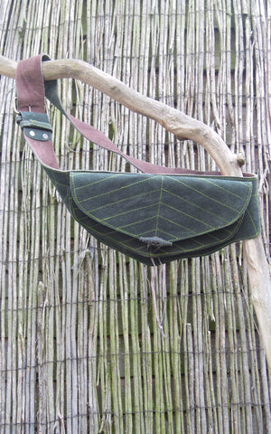 belt leather pouch