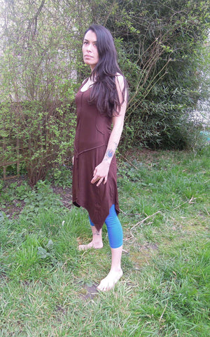 Pixie dress  Asymmetric Midi