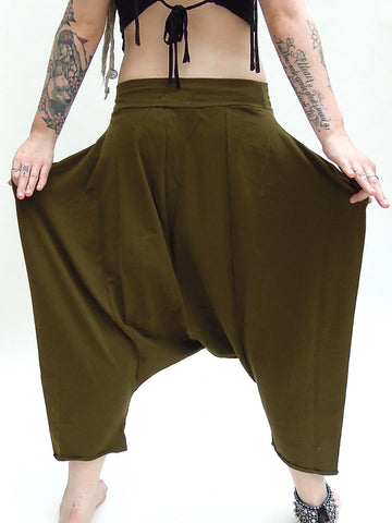 Baggy Stretch Pointy Harem Pants