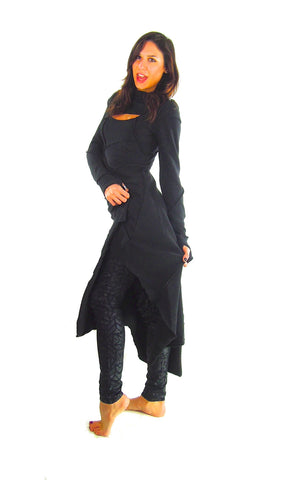 Long Sleeve Asymmetric Dress